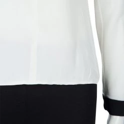 Roland Mouret Monochrome Power Shoulder Long Sleeve Silk Blouse S For Women 18 Roland Mouret Monochrome Power Shoulder Long Sleeve Silk Blouse S For Women -Roland Mouret Sales Store 1473320252 1