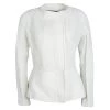 Roland Mouret White Cotton Blend Textured Bellasis Jacket M For Women -Roland Mouret Sales Store luxury women roland mouret new clothes p121219 0001