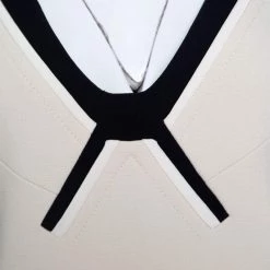 Roland Mouret Colorblock Knit Long Sleeve Kutim Dress L For Women -Roland Mouret Sales Store luxury women roland mouret new clothes p151418 0004