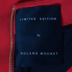 Limited Edition By Roland Mouret Bright Red Erskin Cocktail Dress L For Women 12 Limited Edition By Roland Mouret Bright Red Erskin Cocktail Dress L For Women -Roland Mouret Sales Store luxury women roland mouret new clothes p151843 0005