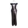 Roland Mouret Metallic Jacquard Off Shoulder Danielson Peplum Jumpsuit L For Women -Roland Mouret Sales Store luxury women roland mouret new clothes p153005 0001