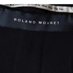 Roland Mouret Metallic Jacquard Off Shoulder Danielson Peplum Jumpsuit L For Women -Roland Mouret Sales Store luxury women roland mouret new clothes p153005 0005