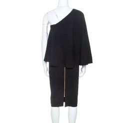 Roland Mouret Black Crepe One Shoulder Amaral Dress M For Women 10 Roland Mouret Black Crepe One Shoulder Amaral Dress M For Women -Roland Mouret Sales Store luxury women roland mouret new clothes p251669 002
