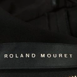 Roland Mouret Black Crepe One Shoulder Amaral Dress M For Women 12 Roland Mouret Black Crepe One Shoulder Amaral Dress M For Women -Roland Mouret Sales Store luxury women roland mouret new clothes p251669 004