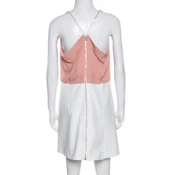 Roland Mouret Colorblock Sleeveless Cutout Back Detail Dress L For Women -Roland Mouret Sales Store luxury women roland mouret new clothes p257636 001