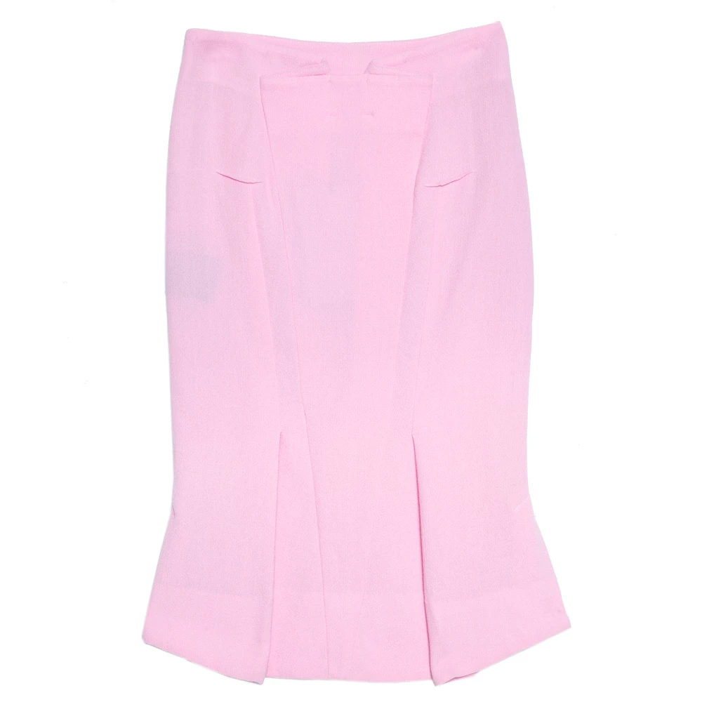 Roland Mouret Light Rose Double Wool Crepe Nash Skirt S For Women 3 Roland Mouret Light Rose Double Wool Crepe Nash Skirt S For Women