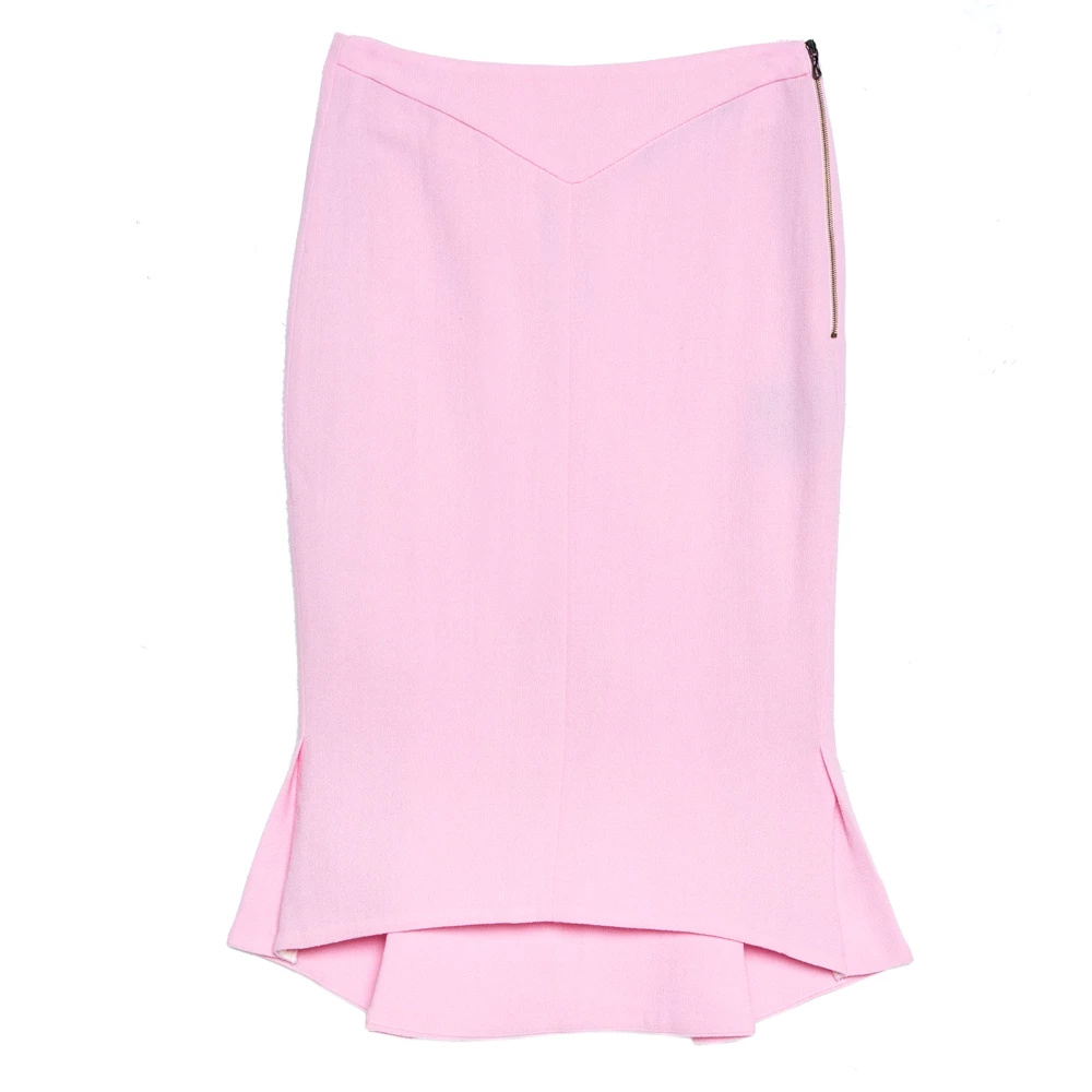 Roland Mouret Light Rose Double Wool Crepe Nash Skirt S For Women 4 Roland Mouret Light Rose Double Wool Crepe Nash Skirt S For Women - Image 2