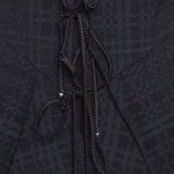 Roland Mouret Black Puckered Check Wool Blend Hanover Jacket L For Women -Roland Mouret Sales Store luxury women roland mouret new clothes p275622 007