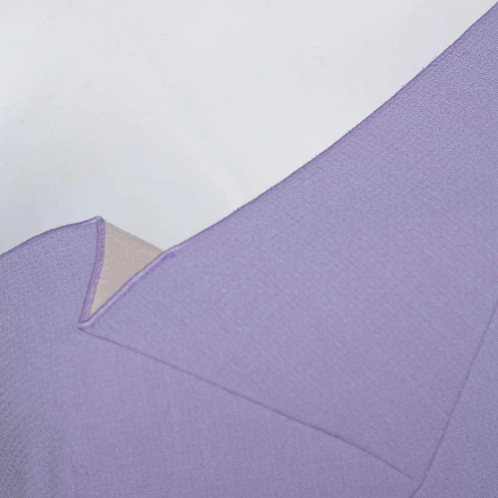 Roland Mouret Lavender Wool Crepe One Shoulder Aglais Dress M For Women 7 Roland Mouret Lavender Wool Crepe One Shoulder Aglais Dress M For Women - Image 5