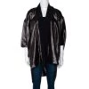 Roland Mouret Metallic Lamé Jacquard Roche Kimono Jacket M For Women -Roland Mouret Sales Store luxury women roland mouret new clothes p299110 002