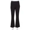 Roland Mouret Black Crepe Goswell Flared Trousers M For Women -Roland Mouret Sales Store luxury women roland mouret new clothes p309687 001