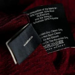 Roland Mouret Burgundy Textured Wool & Crepe Axele Dress XL For Women 14 Roland Mouret Burgundy Textured Wool & Crepe Axele Dress XL For Women -Roland Mouret Sales Store luxury women roland mouret new clothes p602097 004