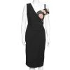 Roland Mouret Black Cotton Daisy Appliqué Detail Off Shoulder Camley Dress M For Women 1 Roland Mouret Black Cotton Daisy Appliqué Detail Off Shoulder Camley Dress M For Women -Roland Mouret Sales Store luxury women roland mouret new clothes p607218 009