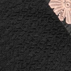 Roland Mouret Black Cotton Daisy Appliqué Detail Off Shoulder Camley Dress M For Women -Roland Mouret Sales Store luxury women roland mouret new clothes p607218 010