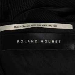 Roland Mouret Monochrome Floral Jacquard Crepe Draped Dress M For Women 10 Roland Mouret Monochrome Floral Jacquard Crepe Draped Dress M For Women -Roland Mouret Sales Store luxury women roland mouret new clothes p649135 004