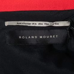 Roland Mouret Red Wool Hollywell Coat L For Women -Roland Mouret Sales Store luxury women roland mouret new clothes p669037 003
