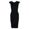 Roland Mouret Black Asymmetric Neck Detail Cap Sleeve Dress S For Women -Roland Mouret Sales Store luxury women roland mouret used clothes p105313 0001