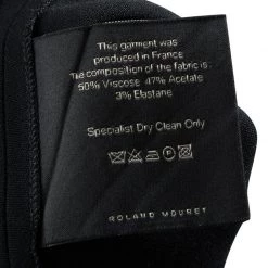 Roland Mouret Black Asymmetric Neck Detail Cap Sleeve Dress S For Women 13 Roland Mouret Black Asymmetric Neck Detail Cap Sleeve Dress S For Women -Roland Mouret Sales Store luxury women roland mouret used clothes p105313 0006