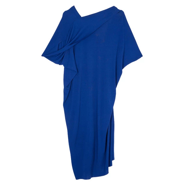 Roland Mouret Purple Viscose Drape Dress M For Women 3 Roland Mouret Purple Viscose Drape Dress M For Women