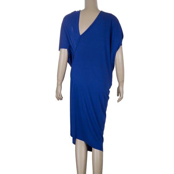 Roland Mouret Purple Viscose Drape Dress M For Women 4 Roland Mouret Purple Viscose Drape Dress M For Women - Image 2