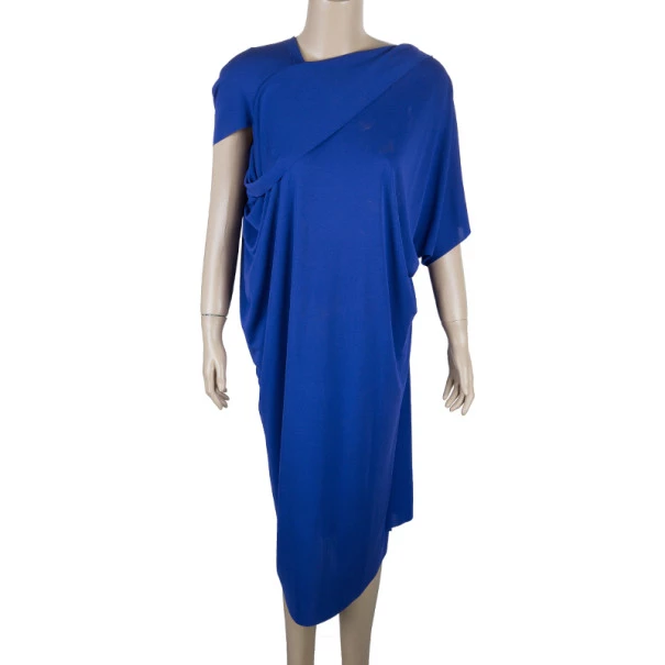 Roland Mouret Purple Viscose Drape Dress M For Women 5 Roland Mouret Purple Viscose Drape Dress M For Women - Image 3