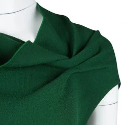 Roland Mouret Green Wool Asymmetric Draped Eugene Top M For Women -Roland Mouret Sales Store luxury women roland mouret used clothes p113300 0004