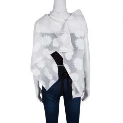 Roland Mouret Off White Cotton Daisy Fil Coupe Draped Eugene Top S For Women 10 Roland Mouret Off White Cotton Daisy Fil Coupe Draped Eugene Top S For Women -Roland Mouret Sales Store luxury women roland mouret used clothes p131741 0003
