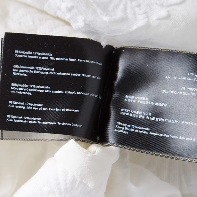 Roland Mouret Off White Cotton Daisy Fil Coupe Draped Eugene Top S For Women 8 Roland Mouret Off White Cotton Daisy Fil Coupe Draped Eugene Top S For Women - Image 6