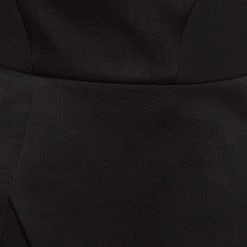 Roland Mouret Black Double Faced Stretch Satin Dryden One Shoulder Top M For Women -Roland Mouret Sales Store luxury women roland mouret used clothes p146125 004