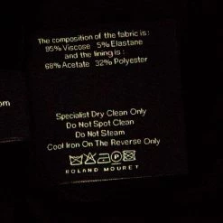 Roland Mouret Black Cutout Stretch Crepe Altamira Mini Dress M For Women -Roland Mouret Sales Store luxury women roland mouret used clothes p146908 0006