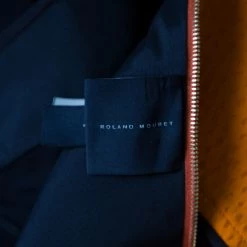 Roland Mouret Orange And Black Paneled Ajanta Peplum Top S For Women -Roland Mouret Sales Store luxury women roland mouret used clothes p154118 0005