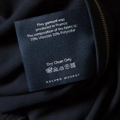 Roland Mouret Black Crepe Knit Draped Featherstone Evening Gown L For Women -Roland Mouret Sales Store luxury women roland mouret used clothes p167637 004