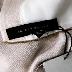 Roland Mouret Beige Textured Crepe Wicklow Angular Peplum Top L For Women 12 Roland Mouret Beige Textured Crepe Wicklow Angular Peplum Top L For Women -Roland Mouret Sales Store luxury women roland mouret used clothes p171992 003