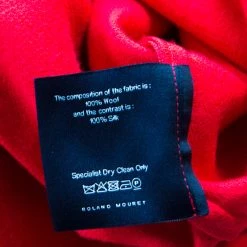 Roland Mouret Lipstick Red Crepe Wool One Shoulder Pernice Cocktail Dress S For Women 15 Roland Mouret Lipstick Red Crepe Wool One Shoulder Pernice Cocktail Dress S For Women -Roland Mouret Sales Store luxury women roland mouret used clothes p178183 002