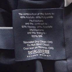 Roland Mouret Black Satin Sleeveless Fitted Dress S For Women -Roland Mouret Sales Store luxury women roland mouret used clothes p182881 005