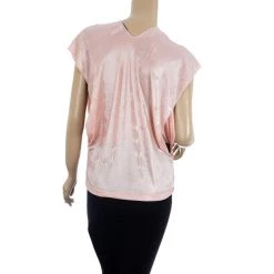Roland Mouret Pink Metallic Stretch Top S For Women -Roland Mouret Sales Store luxury women roland mouret used clothes p19552 0003