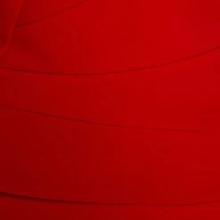 Roland Mouret Red Crepe One Shoulder Abuta Dress L For Women -Roland Mouret Sales Store luxury women roland mouret used clothes p243178 004