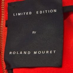 Roland Mouret Red Crepe One Shoulder Abuta Dress L For Women -Roland Mouret Sales Store luxury women roland mouret used clothes p243178 006