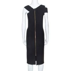 Roland Mouret Black Stretch Elsom Bodycon Dress M For Women -Roland Mouret Sales Store luxury women roland mouret used clothes p245860 001