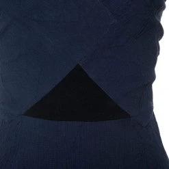 Roland Mouret Navy Blue Floral Waffle Cotton Grendon Dress M For Women -Roland Mouret Sales Store luxury women roland mouret used clothes p251670 002