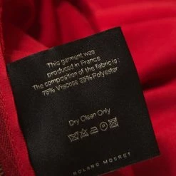 Roland Mouret Red Crepe Asymmetric One Shoulder Maxi Dress M For Women -Roland Mouret Sales Store luxury women roland mouret used clothes p252415 1575436658 006