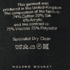 Roland Mouret Navy Blue Mirah Jacquard Cotton Silk Midi Dress S For Women 13 Roland Mouret Navy Blue Mirah Jacquard Cotton Silk Midi Dress S For Women -Roland Mouret Sales Store luxury women roland mouret used clothes p253420 007