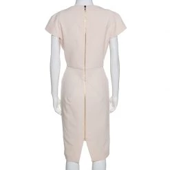 Roland Mouret Cream Wool Crepe Short Sleeve Tourney Dress L For Women 10 Roland Mouret Cream Wool Crepe Short Sleeve Tourney Dress L For Women -Roland Mouret Sales Store luxury women roland mouret used clothes p257989 003