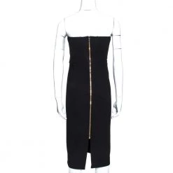 Roland Mouret Black Wool Crepe Strapless Sheath Dress L For Women -Roland Mouret Sales Store luxury women roland mouret used clothes p271335 003