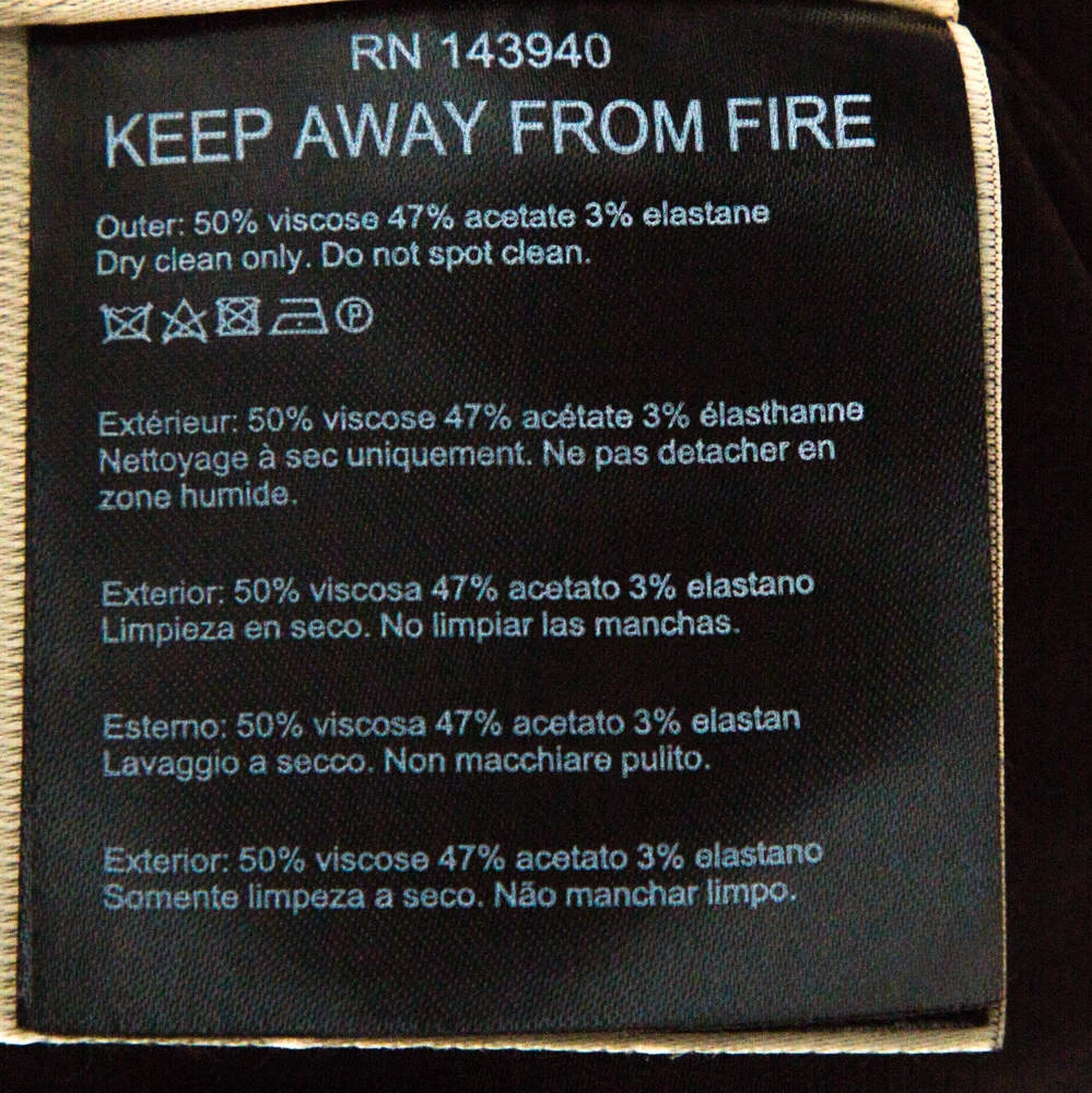 Roland Mouret Black Crepe Slit Detail Skirt XL For Women 8 Roland Mouret Black Crepe Slit Detail Skirt XL For Women - Image 6