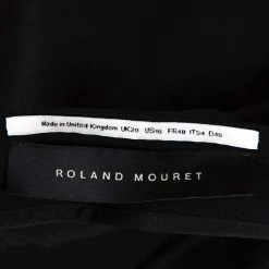 Roland Mouret Black Crepe Slit Detail Skirt XL For Women 12 Roland Mouret Black Crepe Slit Detail Skirt XL For Women -Roland Mouret Sales Store luxury women roland mouret used clothes p276450 005