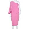 Roland Mouret Pink Crepe One Shoulder Amaral Dress S For Women -Roland Mouret Sales Store luxury women roland mouret used clothes p297746 1592812127 009
