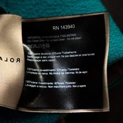 Roland Mouret Turquoise Blue Wool Crepe Sheath Dress L For Women -Roland Mouret Sales Store luxury women roland mouret used clothes p299635 002