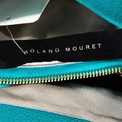 Roland Mouret Turquoise Blue Wool Crepe Sheath Dress L For Women -Roland Mouret Sales Store luxury women roland mouret used clothes p299635 007