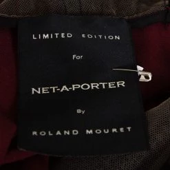 Roland Mouret Limited Edition Burgundy Crepe Lace Trim Dave Top S For Women 12 Roland Mouret Limited Edition Burgundy Crepe Lace Trim Dave Top S For Women -Roland Mouret Sales Store luxury women roland mouret used clothes p335926 006